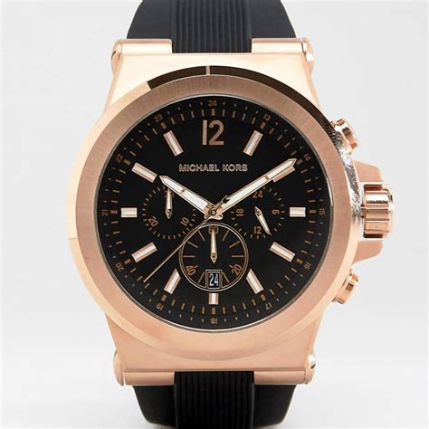 michael kors mk8184 oversized dylan silicone chronograph watch|Michael Kors silicone watch.